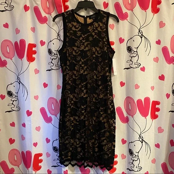 Karen Kane Dresses | Karen Kane Black Lace Dress | Color: Black | Size: L | Katherinemorg's Closet